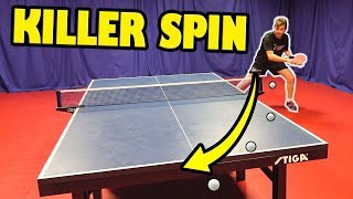 5 Tips To Produce KILLER Spin  Table Tennis [upl. by Eirok]