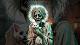 OMG Zombie Granny Breaks Into a Kittens House 😱🧟 cat rescueanimals zombie [upl. by Juieta]