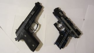 Lego technic Pistol instruction [upl. by Aohk]