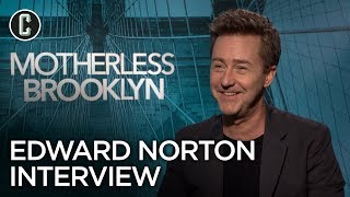 Motherless Brooklyn Edward Norton Interview [upl. by Assiram952]