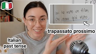 How to use Italian past tense TRAPASSATO PROSSIMO in a sentence with Passato Prossimo and Imperfetto [upl. by Chaing224]