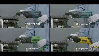 Bosch GBH 224 DRE Rotary Hammer Drill Comparison [upl. by Darlleen]