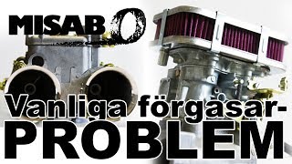 Förgasartips  Vanliga problem med förgasare [upl. by Seabury579]