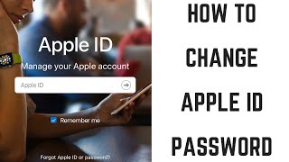 How to Change Apple ID Password [upl. by Lauralee80]