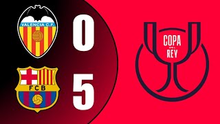 Barcelona FC vs Valencia CF  COPA DEL REY  Quarterfinal  2025 [upl. by Margalit]