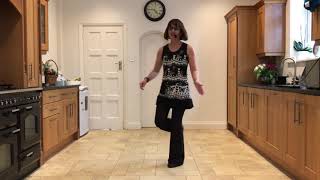 Cumbia Semana Line Dance Tutorial Video [upl. by Nurse]