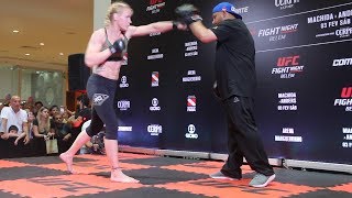 Valentina Shevchenko UFC Belem Open Workout Highlights  MMA Fighting [upl. by Stila395]