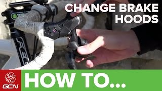 How To Change Shimano STI Lever Hoods [upl. by Craw]