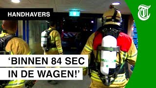 Snelste brandweer van NL in actie  HANDHAVERS 01 [upl. by Ahon]