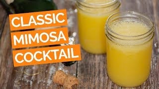 Classic Mimosa Cocktail Recipe [upl. by Mansoor]