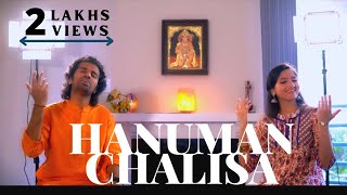 Hanuman Chalisa  Fast Version Lyrics and Meaning  Aks amp Lakshmi [upl. by Eirrok778]