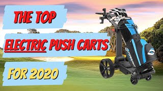 Our Favorite Electric Golf Push Carts For 2020  Breaking Down The Best Electric Push Carts For 2020 [upl. by Soilisav]