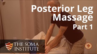 General Posterior Leg Protocol Beginning Massage Techniques Part 1 [upl. by Krause]