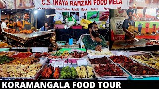 KORAMANGALA FOOD STREET TOUR 2022 II CAMEL MEAT RAMADAN SPECIAL II HIDDEN FOOD STREET IN BANGALORE [upl. by Lechner]