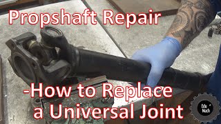 Propshaft Repair  How to Replace a Universal Joint [upl. by Elenore]