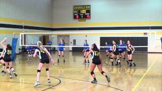 8th Grade Volleyball v Centerville 081914 [upl. by Atinehc]