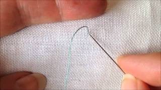 Bullion Knot Tutorial needlework [upl. by Eletnahs]