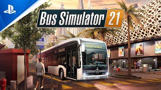 Bus Simulator 21  Release Trailer  PS4 [upl. by Elrebma117]