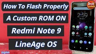 How To Flash Lineage OS On Redmi Note 9 [upl. by Trula]