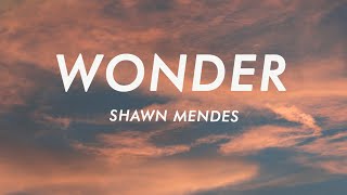 Shawn Mendes  Wonder Lyrics [upl. by Eiramanin983]