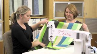 Machine Quilting Borders the Easy Way [upl. by Meredithe947]