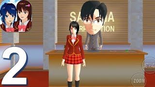 SAKURA School Simulator  Walkthrough Part 2  Android iOS Gameplay [upl. by Adlih]