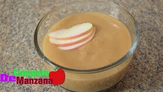 Como hacer compota casera de manzana para bebes paso a paso [upl. by Sally]