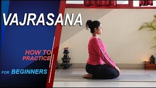 Vajrasana  Yoga for beginners  yoga for good digestion [upl. by Anoit381]