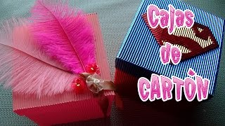 Cómo hacer cajas de cartón│CandyBu [upl. by Packton]