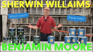 Sherwin Williams VS Benjamin Moore  Which is BEST [upl. by Anihtyc321]