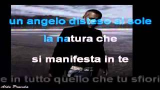 Eros Ramazzotti Un angelo disteso al sole Karaoke con cori [upl. by Eenafets]