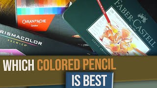 FaberCastell POLYCHROMOS vs Prismacolor PREMIER vs Caran Dache LUMINANCE  Colored Pencil Review [upl. by Nwahsad244]