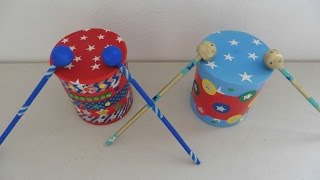 DIY Tambores ⭐️ Drums ⭐️  Creative Flower [upl. by Oby]