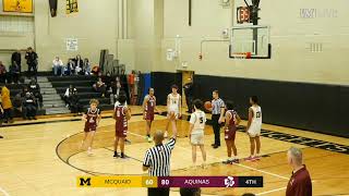 McQuaid vs Aquinas I Boys Basketball [upl. by Hahnert938]