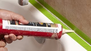 How to Caulk a Shower or Bathtub [upl. by Marcella]