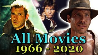 Harrison Ford  All Movies 1966  2020 [upl. by Merle]