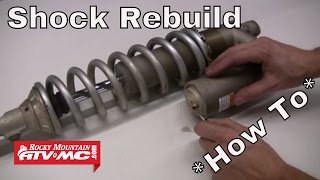 How To Rebuild a Motorcycle Shock [upl. by Airotciv]