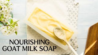 Cold Process Goat Milk Soap Recipe Simple  Beautiful 🌻 [upl. by Leacim779]