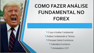 Como fazer a Análise Fundamental no FOREX [upl. by Emma]