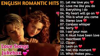 💕 ROMANTIC ENGLISH SONGS JUKEBOX  EVERGREEN SONGS🎵 [upl. by Rawdon]