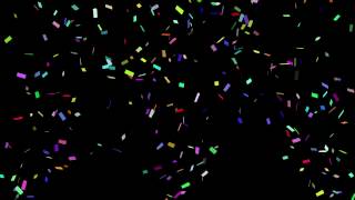 Confetti Cannon V2 4K 60fps with matte [upl. by Lsil605]