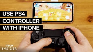 How To Connect A PS4 Controller To iPhone [upl. by Annoid]