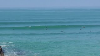 Brilliant day long lefts surfing South Fistral Cornwall [upl. by Raclima823]