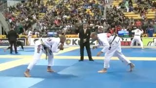 Bernardo Faria vs Erberth Santos 2015 IBJJF Worlds Absolute [upl. by Krilov]