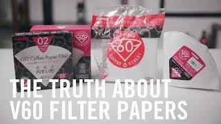 The Truth About V60 Filter Papers [upl. by Conti34]