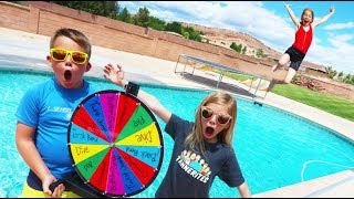 Mystery Wheel Swimming Pool Challenge [upl. by Stover]