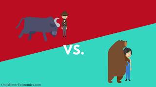 Bull and Bear Markets Bullish vs Bearish Explained in One Minute From Definition to Examples [upl. by Akeyla]