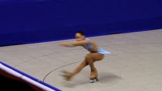 Campeona de España Patinaje Artistico Alevín 2016 Ariadna Garrasino [upl. by Ahsillek]