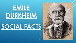 Sociology for UPSC  Durkheim  SOCIAL FACTS  Lecture 70 [upl. by Minda]