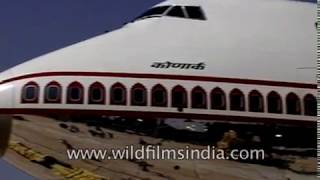 Air India double decker Jumbo 747 400 Konark being inducted [upl. by Madelin804]